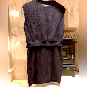 3.1 Phillip Lim Navy Knit Dress Size Small